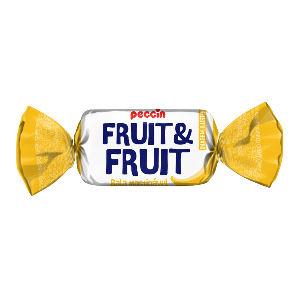 Bala-Mastigavel-Fruit-Fruit-Banana---Peccin Bala-Mastigavel-Fruit-Fruit-Banana---Peccin