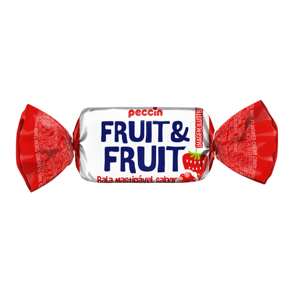 Bala-Mastigavel-Fruit-Fruit-Frutas-Vermelhas---Peccin Bala-Mastigavel-Fruit-Fruit-Frutas-Vermelhas---Peccin