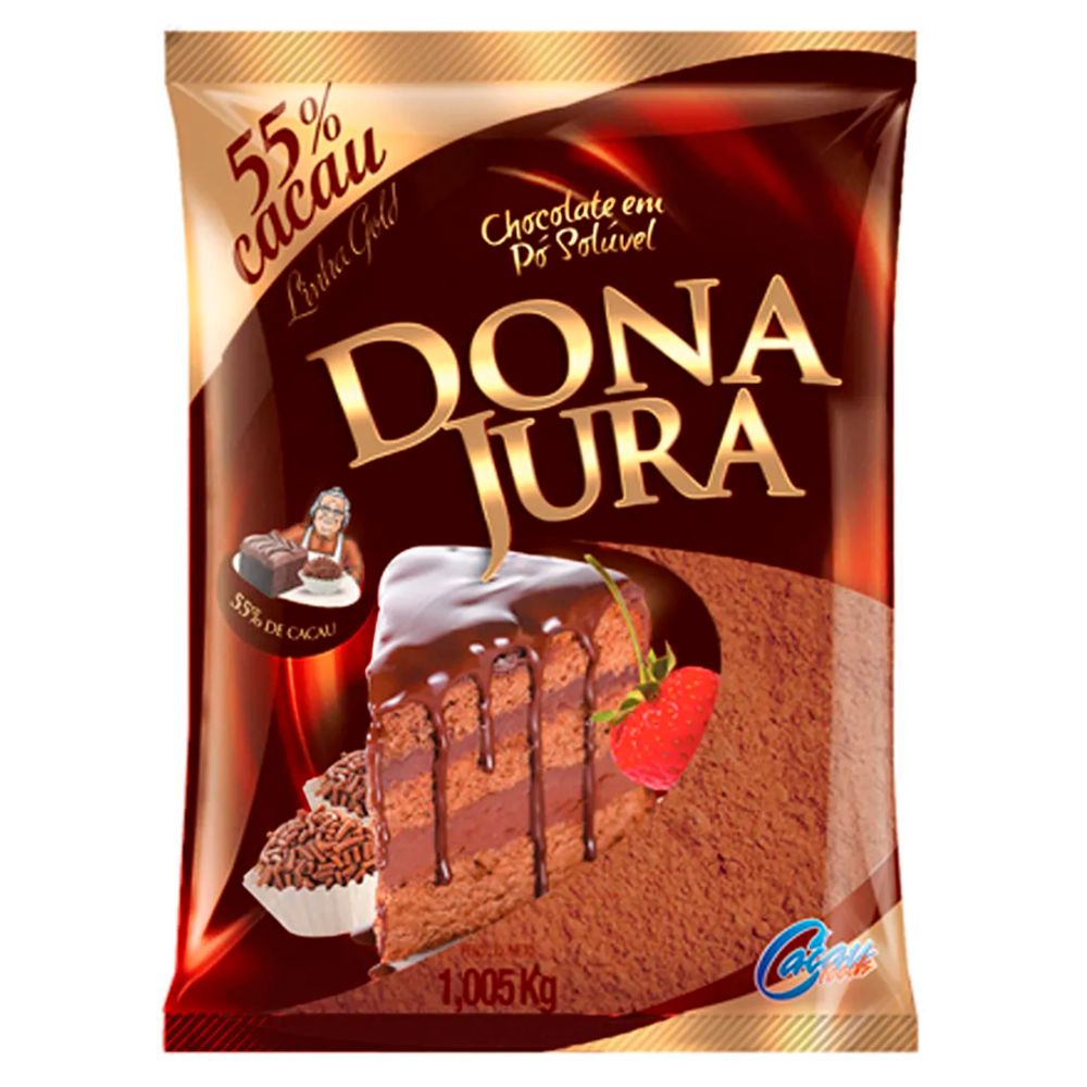 Chocolate-em-Po-Soluvel-55--Cacau-Dona-Jura-1005Kg---Cacau-Foods Chocolate-em-Po-Soluvel-55--Cacau-Dona-Jura-1005Kg---Cacau-Foods