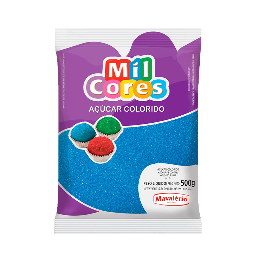 Acucar-Cristal-Azul-Mil-Cores-500Gr---Mavalerio Acucar-Cristal-Azul-Mil-Cores-500Gr---Mavalerio