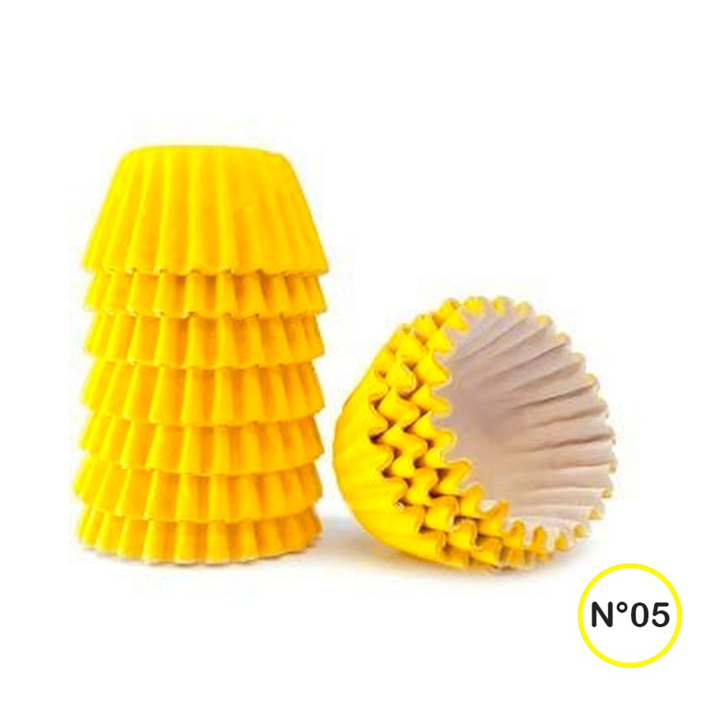 Forminha-Amarela-N°05-Colors-c-100-unid----Regina Forminha-Amarela-N°05-Colors-c-100-unid----Regina