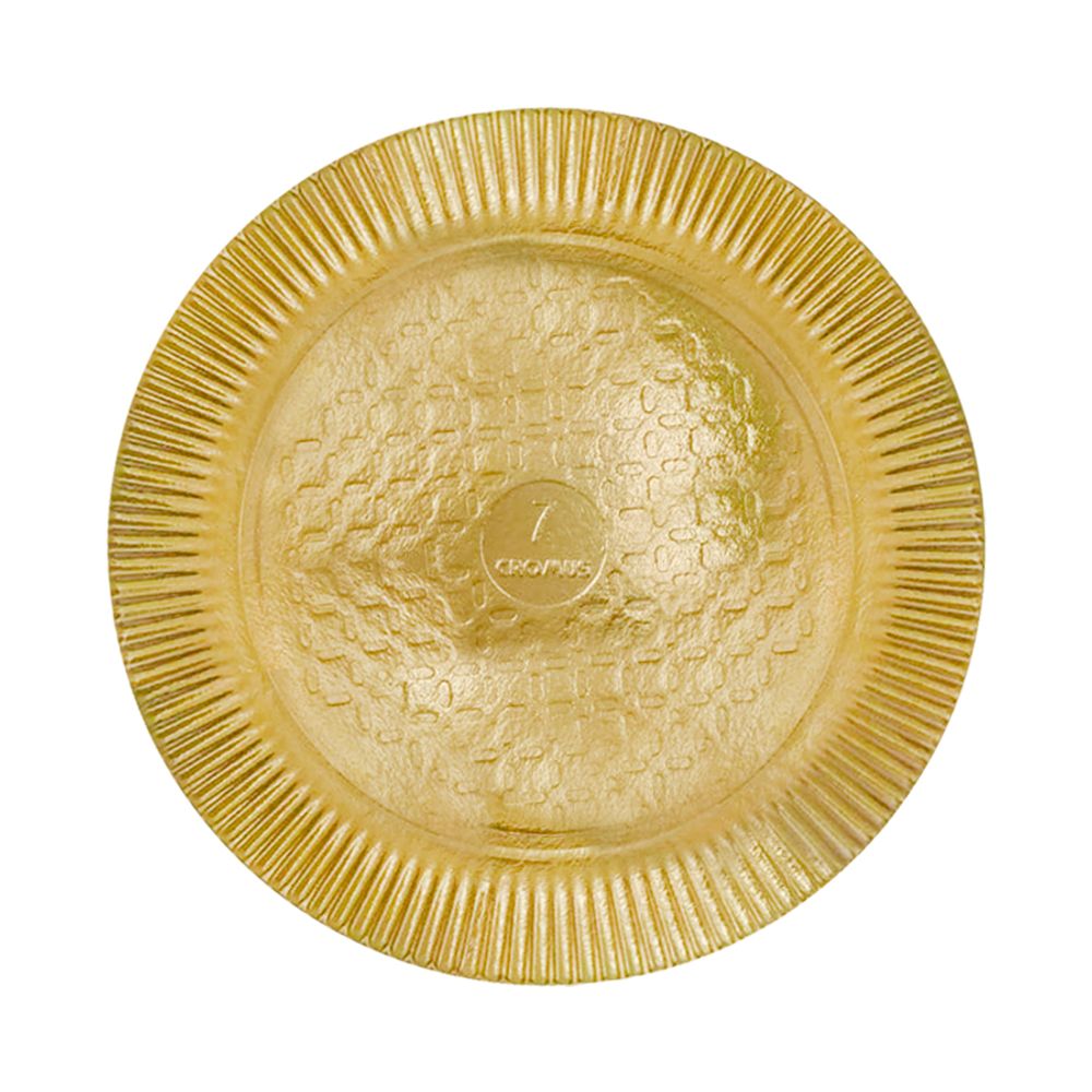 Prato-Laminado-Redondo-Ouro-nº---Cromus Prato-Laminado-Redondo-Ouro-nº---Cromus