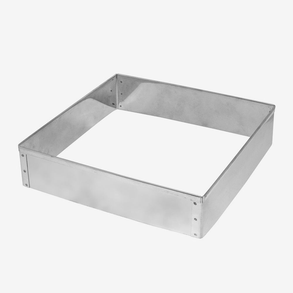 Aro-Cortador-de-Bolo-Quadrado-Aluminio-25X6CM---Dona-Lella Aro-Cortador-de-Bolo-Quadrado-Aluminio-25X6CM---Dona-Lella