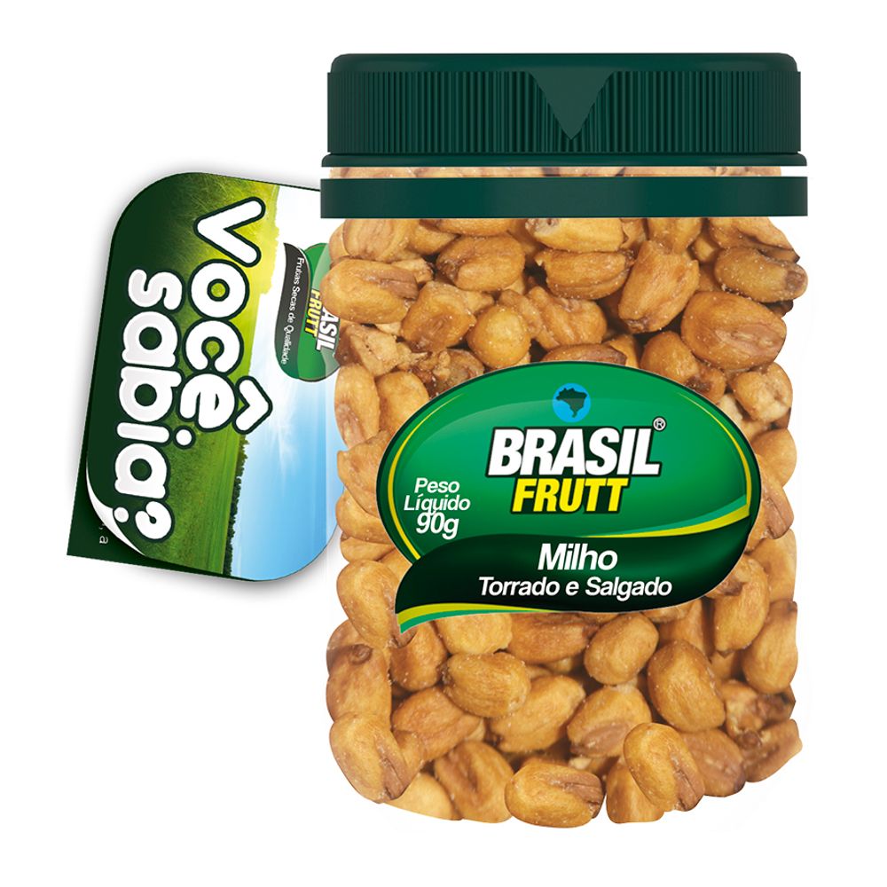 Pote-de-Milho-Torrado-e-Salgado-400gr---Brasil-Frutt Pote-de-Milho-Torrado-e-Salgado-400gr---Brasil-Frutt