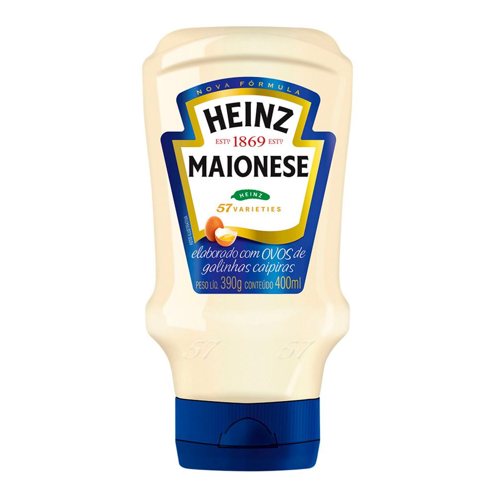 Maionese Tradicional 390Gr - Heinz - supernova