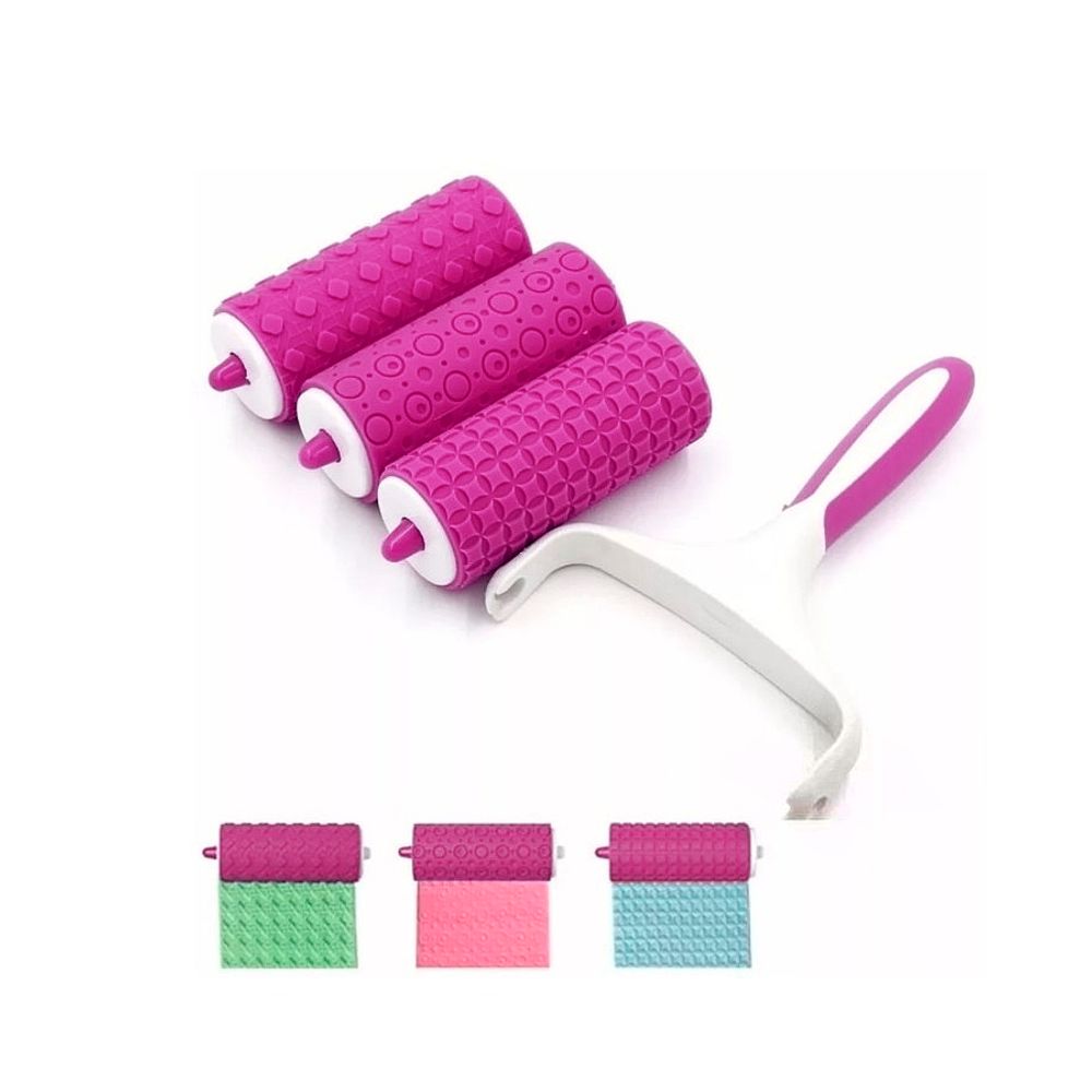 Kit-de-Rolo-para-Decoracao-Com-3-Rolos-Konfektt---Kehome Kit-de-Rolo-para-Decoracao-Com-3-Rolos-Konfektt---Kehome