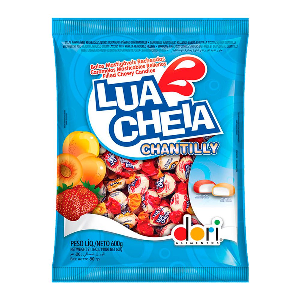 Bala-Mastigavel-Lua-Cheia-Chantilly-600gr---Dori Bala-Mastigavel-Lua-Cheia-Chantilly-600gr---Dori