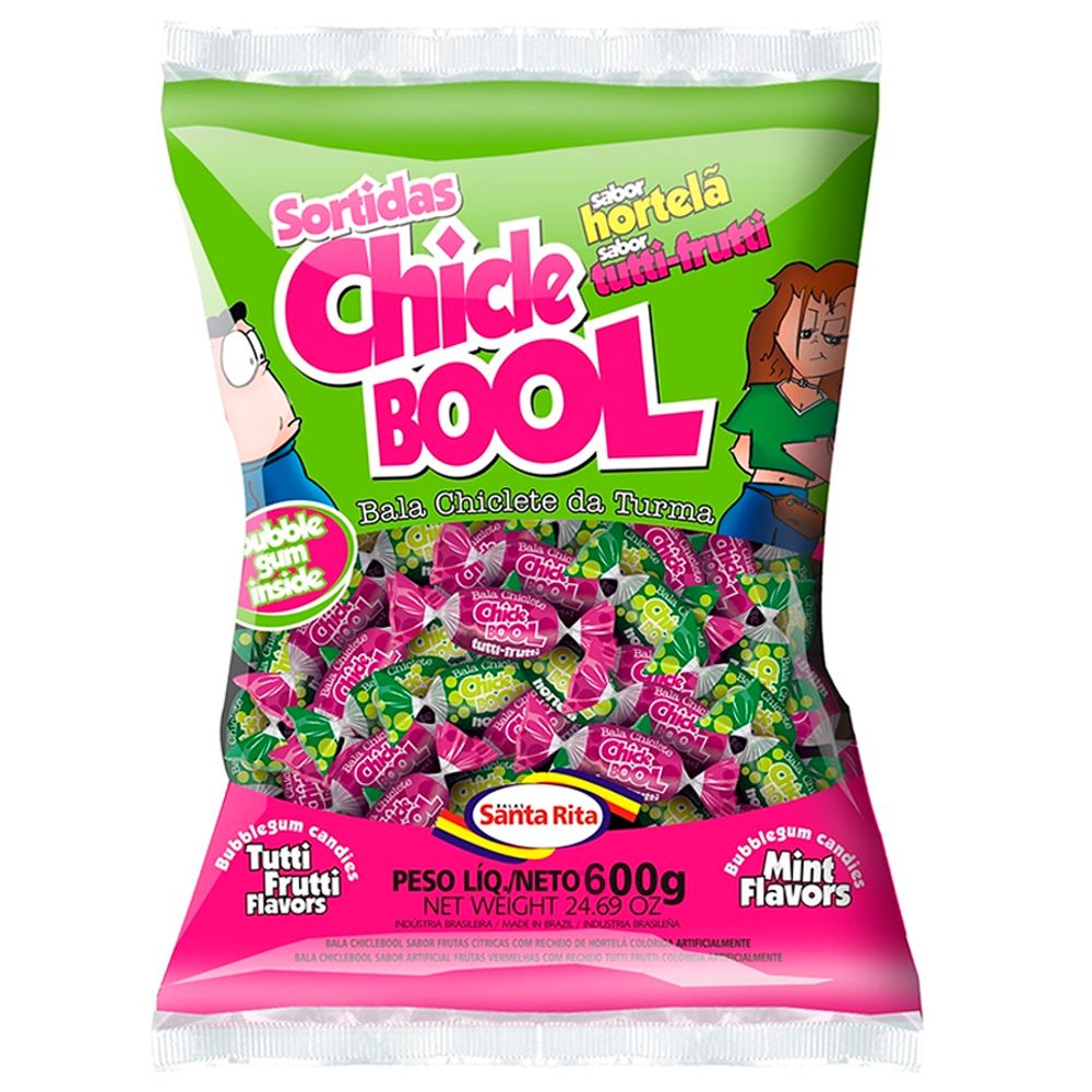 Bala-Chiclete-Sortida-Chicle-Bool-600gr---Santa-Rita Bala-Chiclete-Sortida-Chicle-Bool-600gr---Santa-Rita