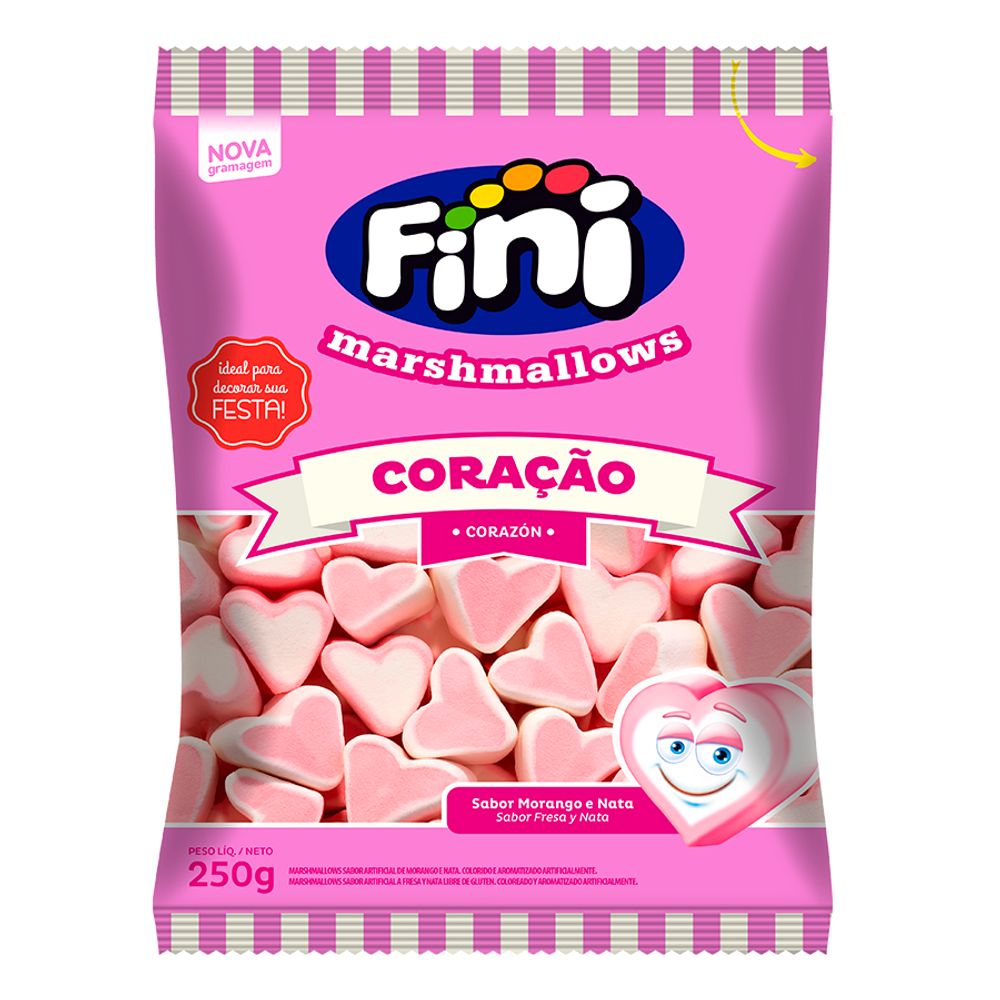 Marshmallow-Coracao-250gr---Fini Marshmallow-Coracao-250gr---Fini