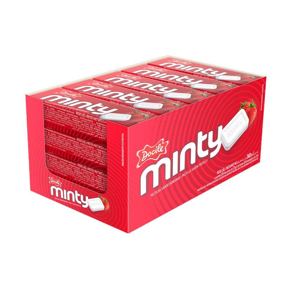 Pastilha-Morango-Minty-340g-c-20-unid----Docile Pastilha-Morango-Minty-340g-c-20-unid----Docile