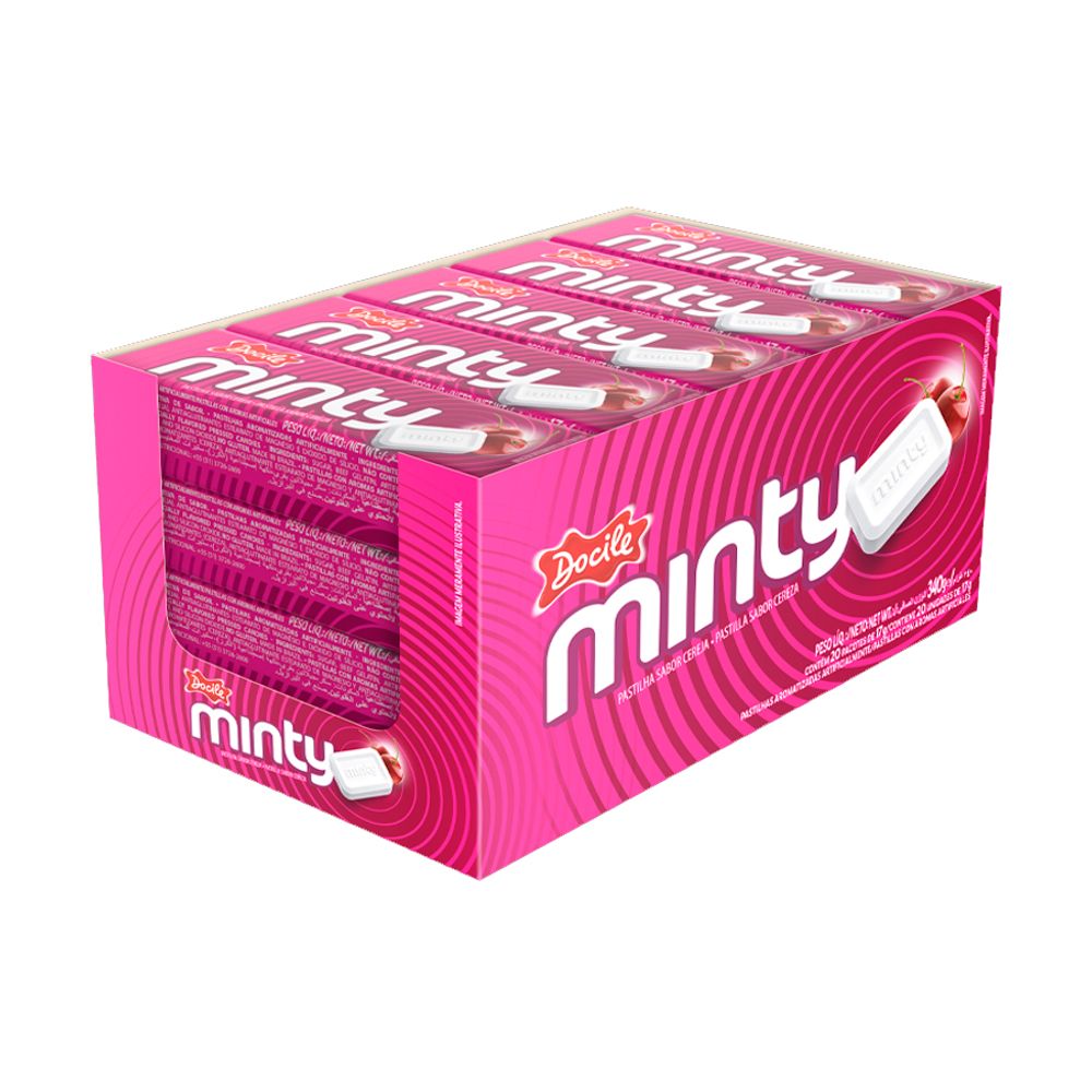 Pastilha-Cereja-Minty-340g-c-20-unid----Docile Pastilha-Cereja-Minty-340g-c-20-unid----Docile