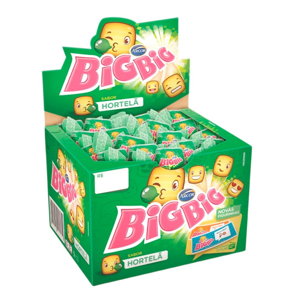Chiclete-Hortela-Big-Big-350g-c-100-unid----Arcor Chiclete-Hortela-Big-Big-350g-c-100-unid----Arcor