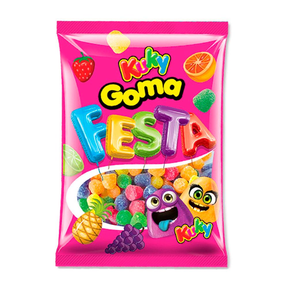 Bala-de-Goma-Sortida-500G---KUKY Bala-de-Goma-Sortida-500G---KUKY