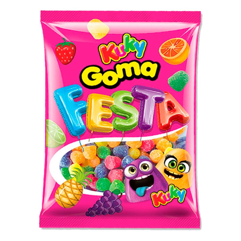 Bala-de-Goma-Sortida-1kg---KUKY Bala-de-Goma-Sortida-1kg---KUKY