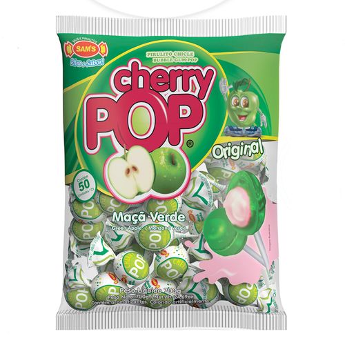Pirulito-Maca-Verde-Cherry-Pop-700g-c-50-unid---Simas