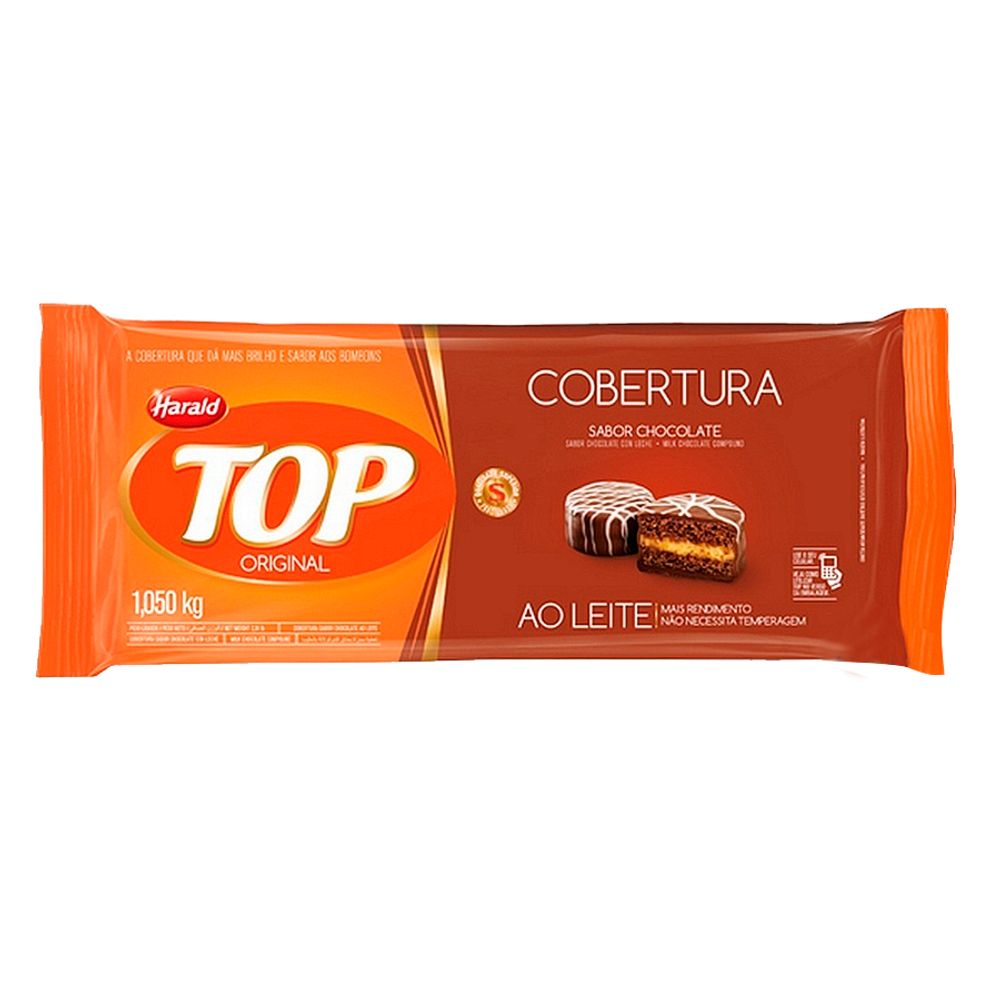 Cobertura-Chocolate-Barra-ao-Leite-Top-1050Kg---Harald- Cobertura-Chocolate-Barra-ao-Leite-Top-1050Kg---Harald-