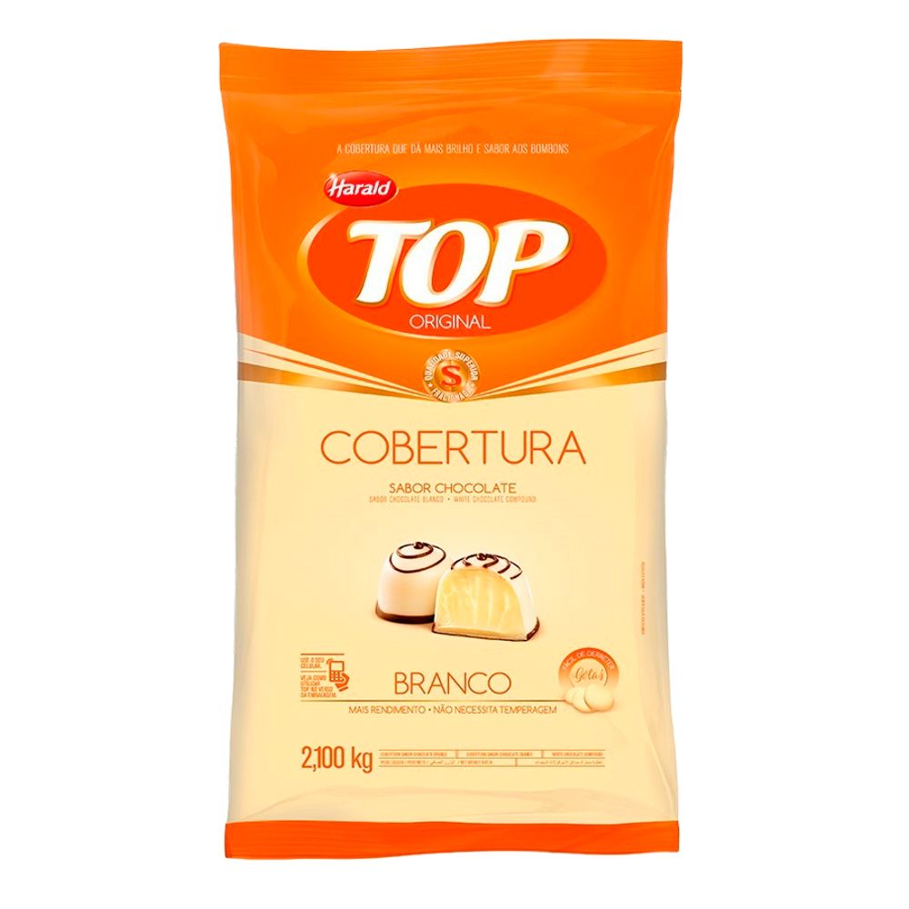 Chocolate-Gotas-Branco-Top-2100Kg---Harald- Chocolate-Gotas-Branco-Top-2100Kg---Harald-