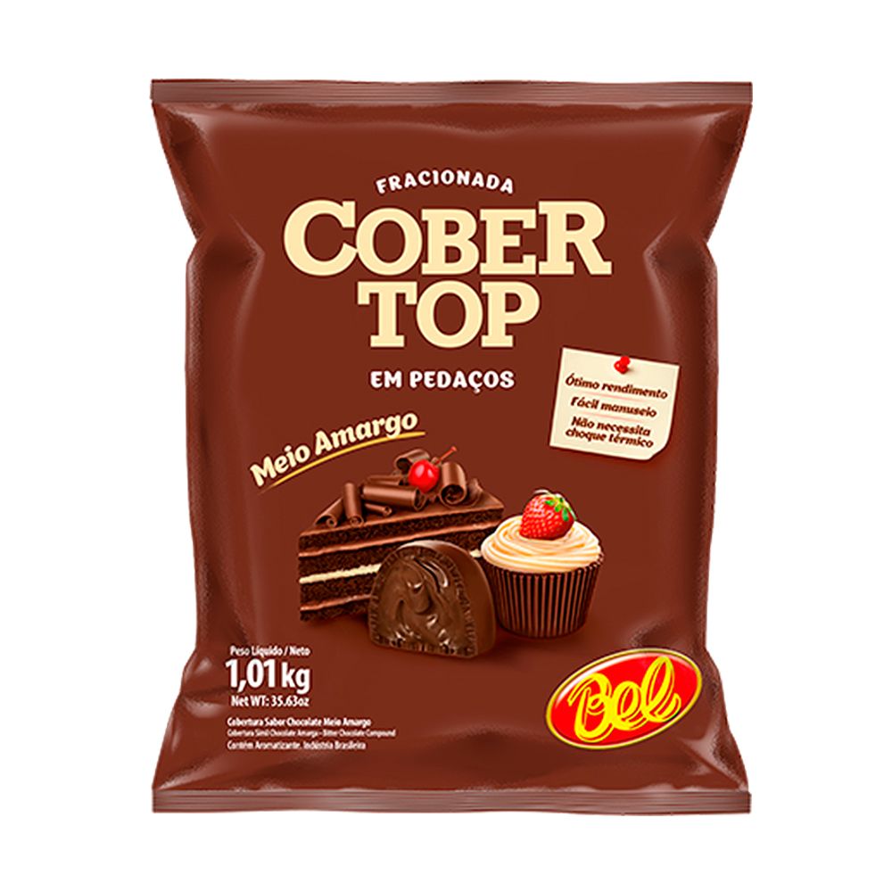 Cobertura-Gotas-Fracionada-Meio-Amargo-ZDA-101Kg---Cobertop Cobertura-Gotas-Fracionada-Meio-Amargo-ZDA-101Kg---Cobertop