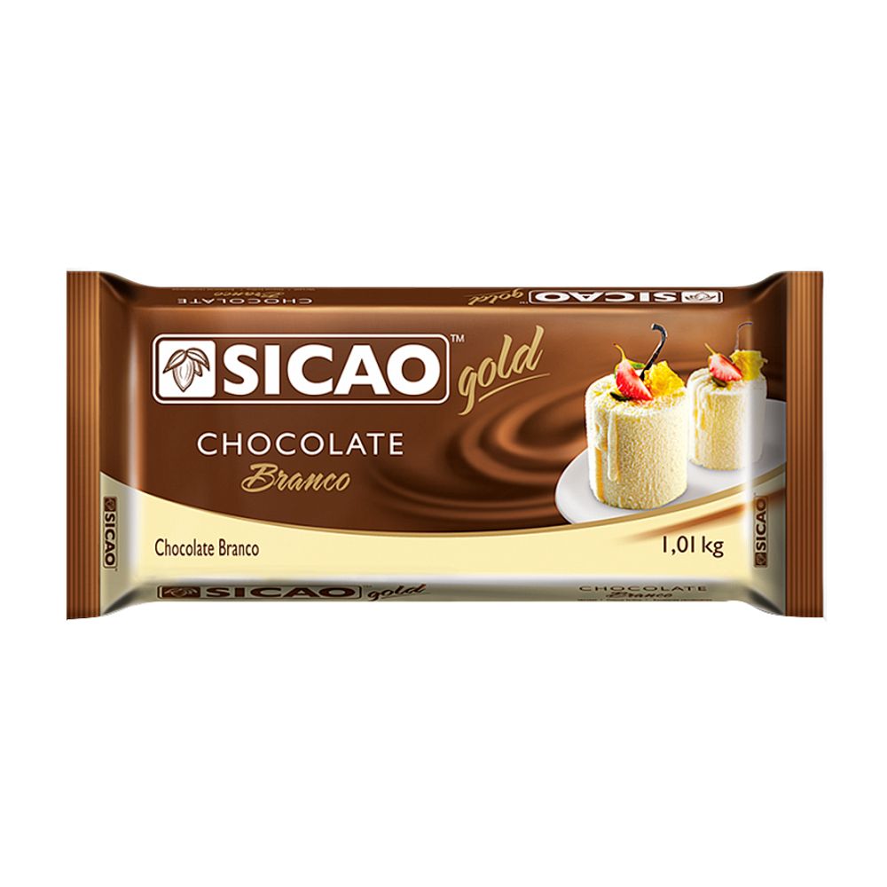 Chocolate Branco - Barra 1Kg (uso culinário)