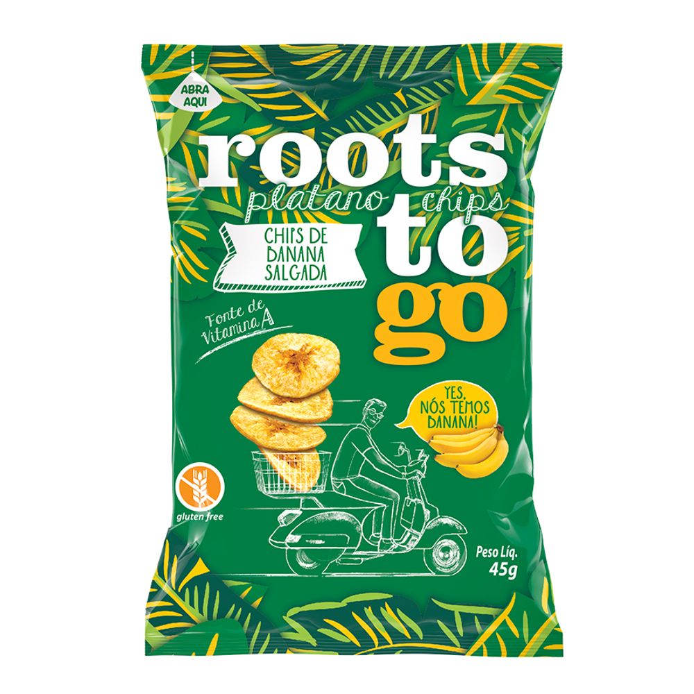 Snack-Banana-Chips-Salgado-Roots-To-Go-45Gr---Roots Snack-Banana-Chips-Salgado-Roots-To-Go-45Gr---Roots