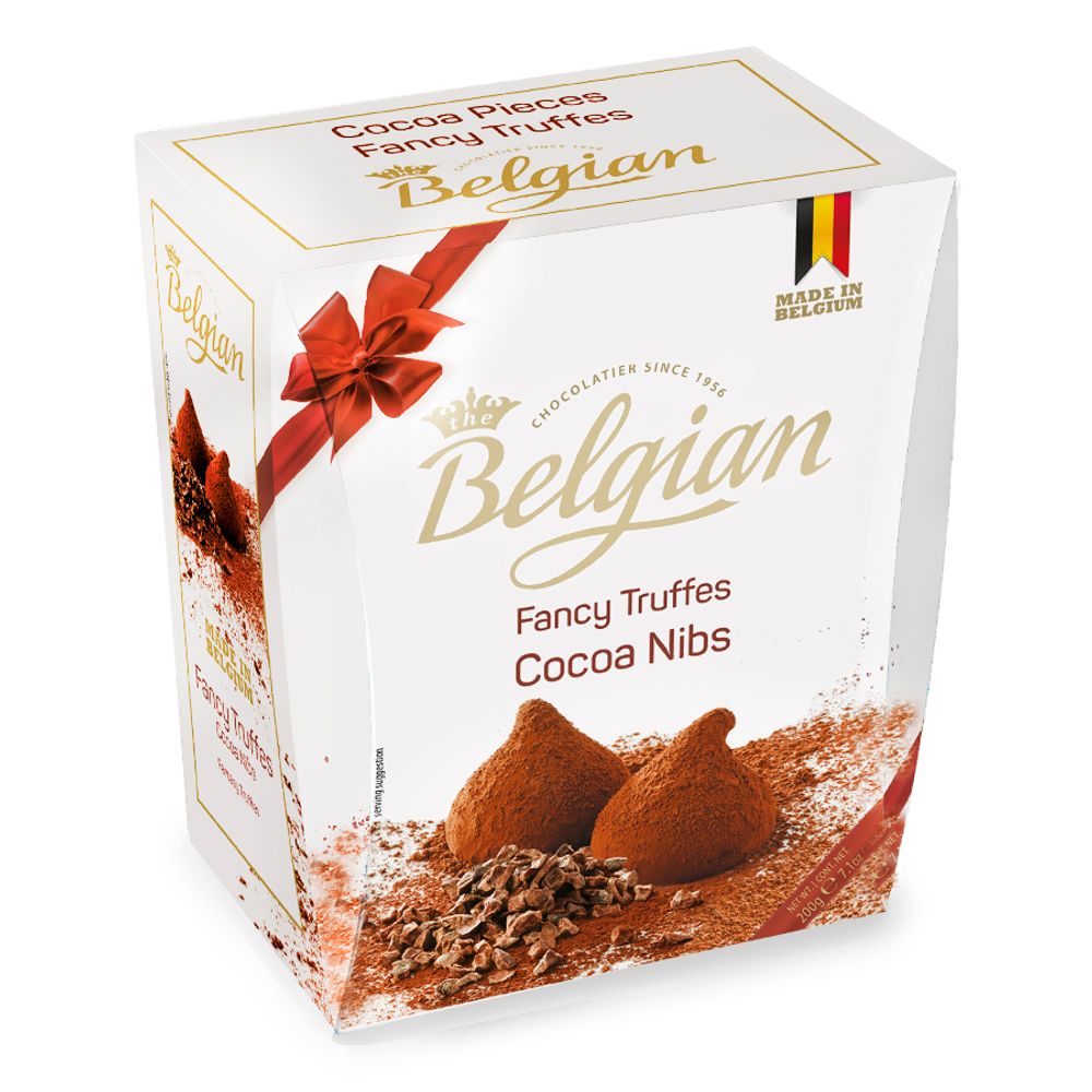 Bombom-Fancy-Truffes-Cocoa-Nibs-200Gr---The-Belgian Bombom-Fancy-Truffes-Cocoa-Nibs-200Gr---The-Belgian