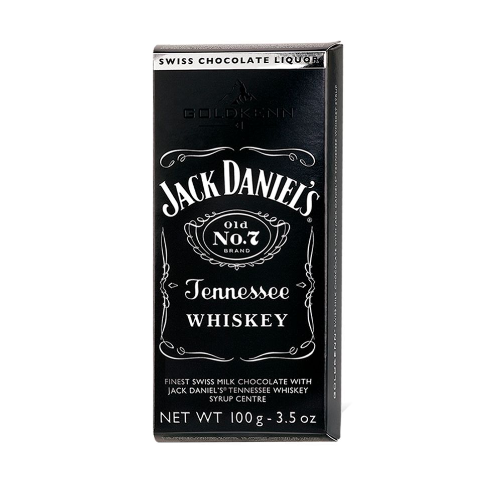 Barra de Chocolate Jack Daniels Tennessee Whiskey 100Gr Goldkenn