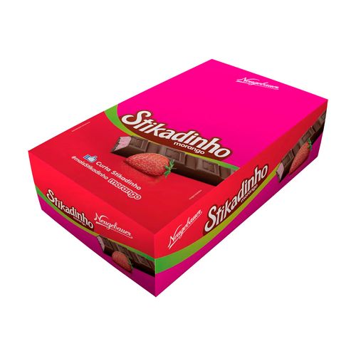 Barra-Chocolate-Morango-Stikadinho-394Gr---Neugebauer