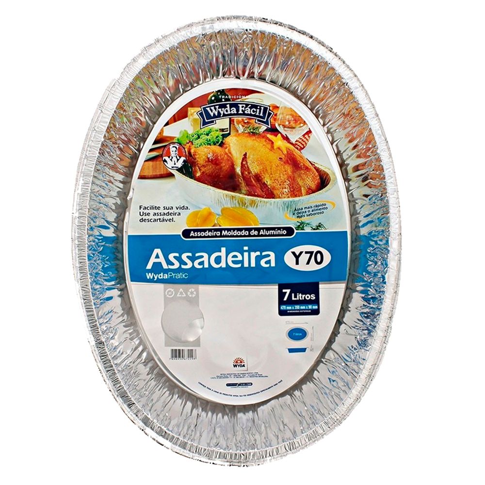 Assadeira-de-Aluminio-Y70-7litros---Wyda Assadeira-de-Aluminio-Y70-7litros---Wyda