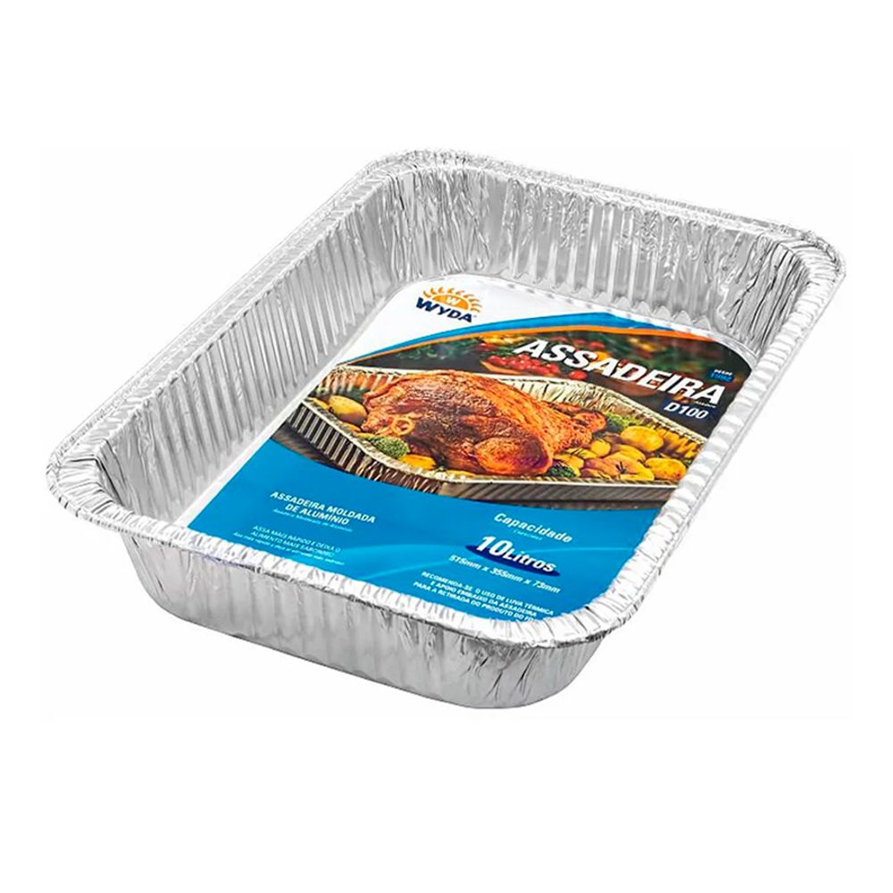 Assadeira-de-Aluminio-D100-10litros---Wyda Assadeira-de-Aluminio-D100-10litros---Wyda