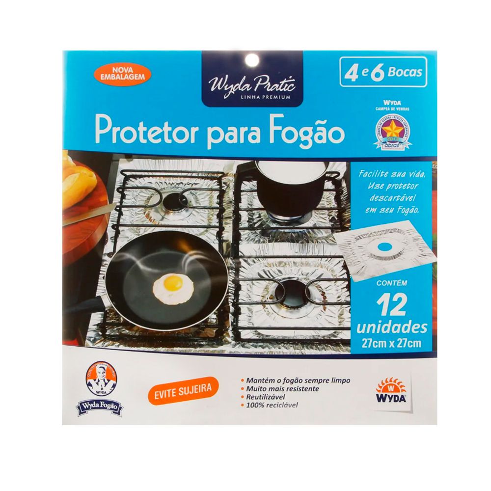 Protetor-de-Aluminio-Forra-Fogao-C-12-unid---Wyda Protetor-de-Aluminio-Forra-Fogao-C-12-unid---Wyda