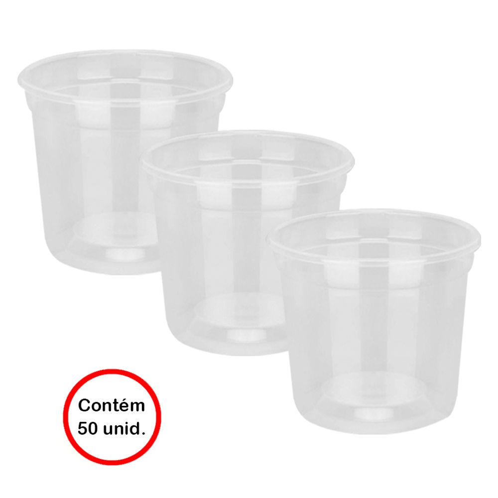 Pote-Descartavel-Transparente-500Ml-c-50-unid---Copaza Pote-Descartavel-Transparente-500Ml-c-50-unid---Copaza