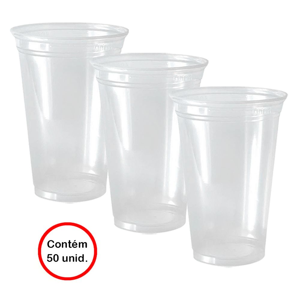 Copo-Descartavel-Transparente-500ml-C-50unid---Copaza Copo-Descartavel-Transparente-500ml-C-50unid---Copaza