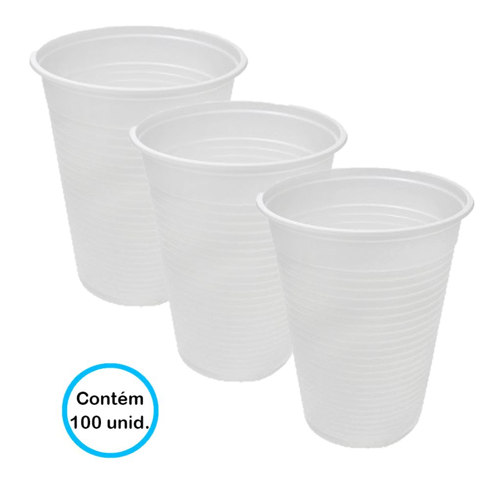 Copo-Descartavel-Branco-250ml-C-100-uni---Copomais Copo-Descartavel-Branco-250ml-C-100-uni---Copomais