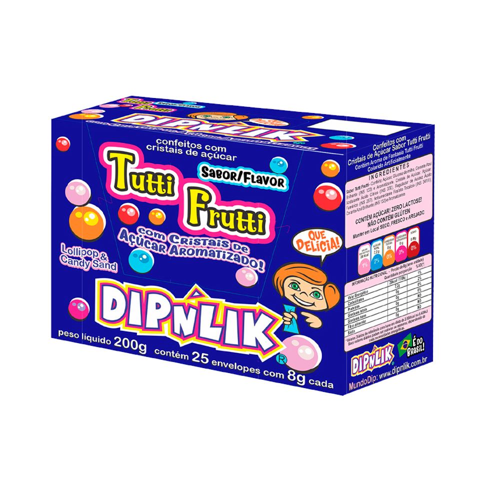 Pirulito-com-Cristais-de-Acucar-Tutti-Fruti-200Gr-c-25-unid---Dipnlik Pirulito-com-Cristais-de-Acucar-Tutti-Fruti-200Gr-c-25-unid---Dipnlik
