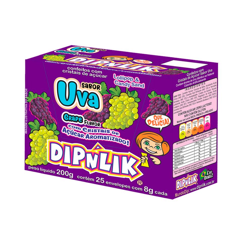 Pirulito-com-Cristais-de-Acucar-Uva-200Gr-c-25-unid---Dipnlik Pirulito-com-Cristais-de-Acucar-Uva-200Gr-c-25-unid---Dipnlik