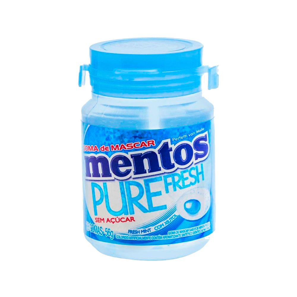 Goma-de-Mascar-Pure-Fresh-Mint-Mentos-56Gr---Perfetti Goma-de-Mascar-Pure-Fresh-Mint-Mentos-56Gr---Perfetti