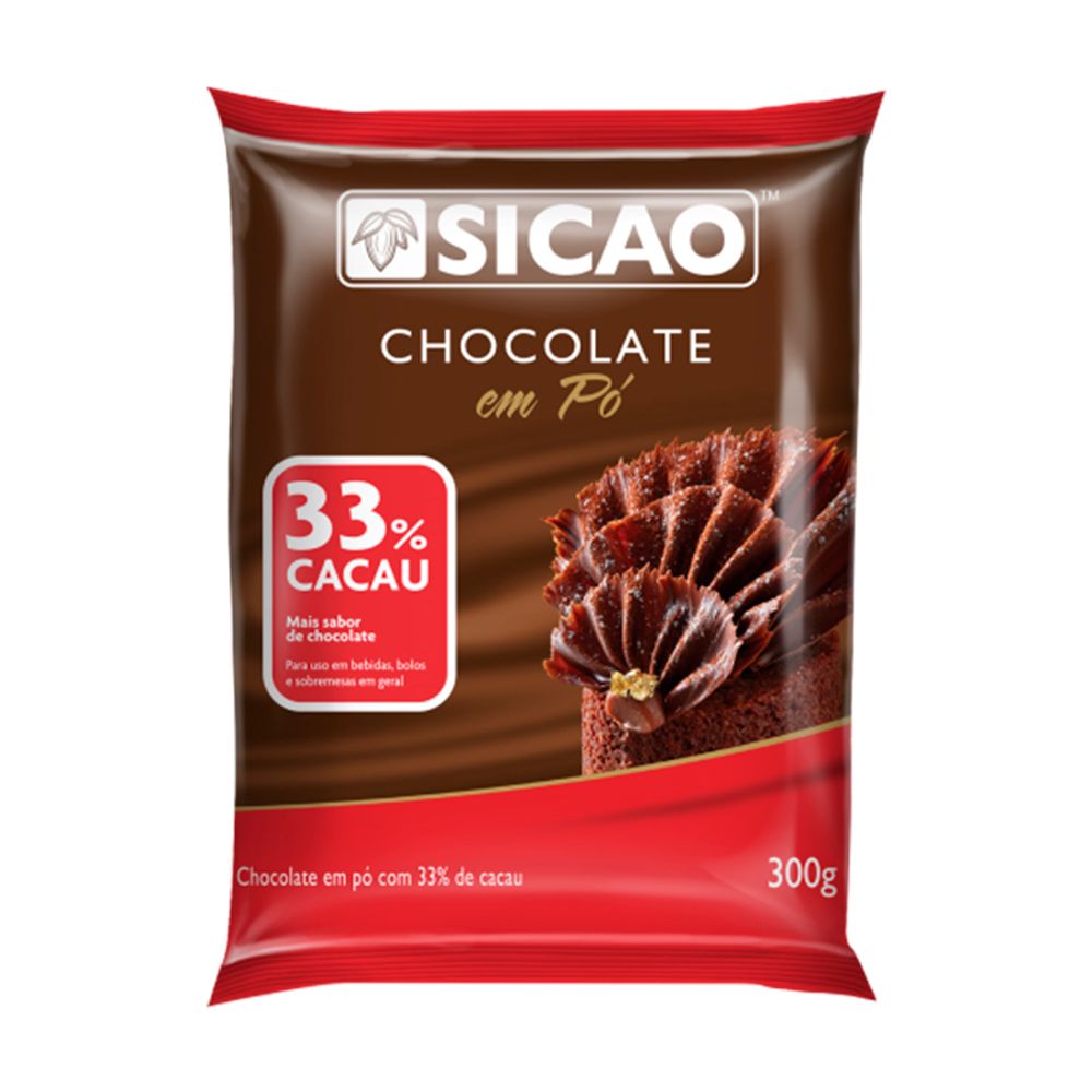 Chocolate-em-Po-33--Cacau-300Gr---Sicao Chocolate-em-Po-33--Cacau-300Gr---Sicao