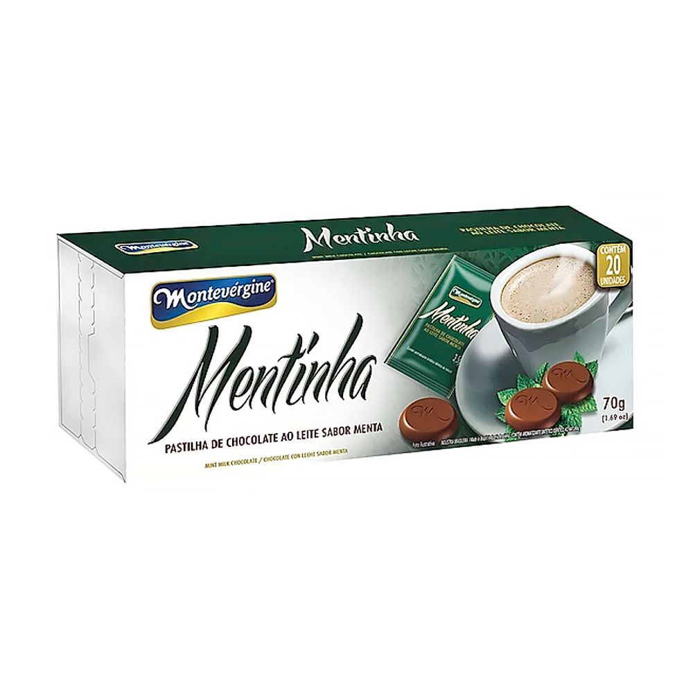 Pastilha-Chocolate-ao-Leite-Mentinha-70Gr-c-20-unid----Montevergine Pastilha-Chocolate-ao-Leite-Mentinha-70Gr-c-20-unid----Montevergine