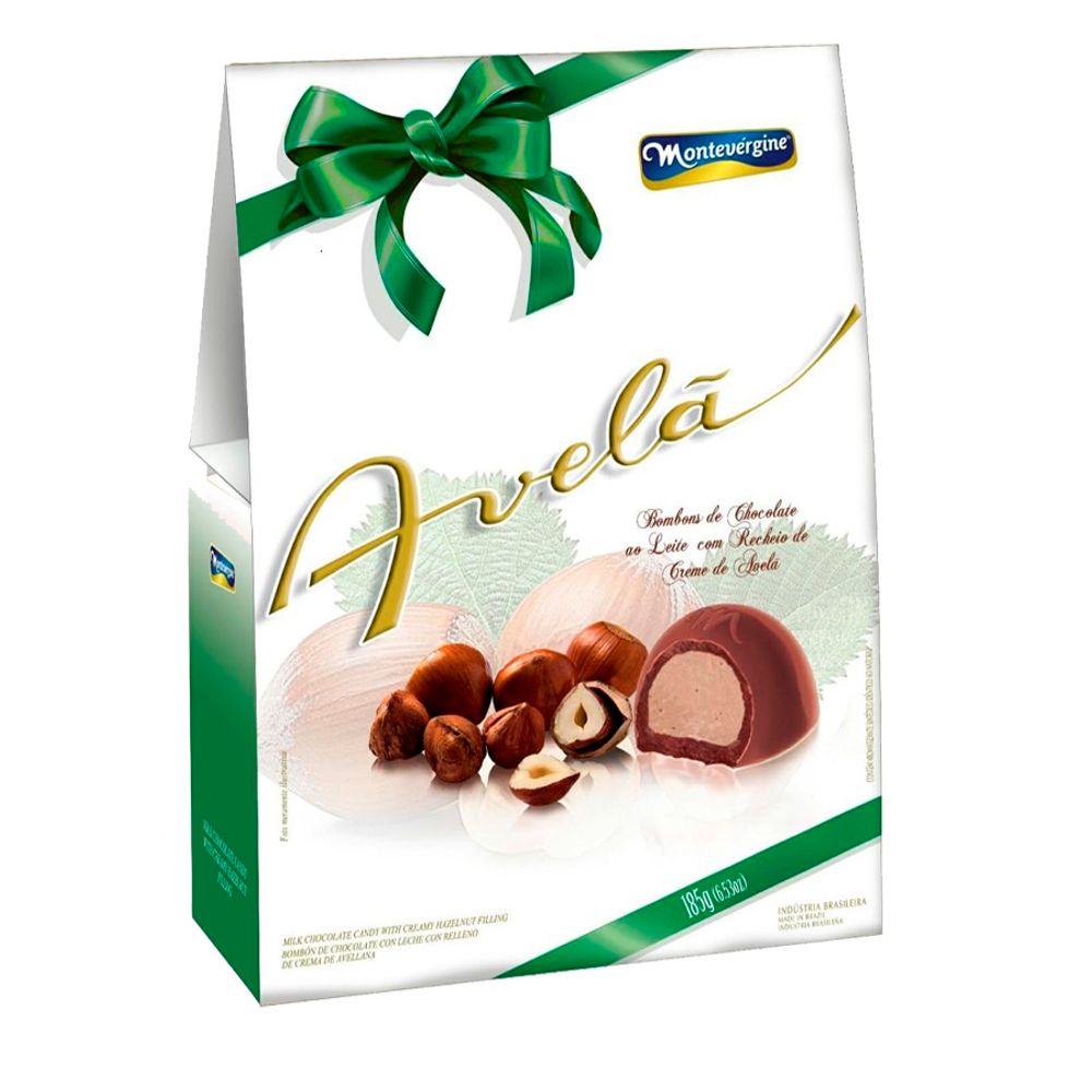 Bombom-Chocolate-com-Recheio-de-Creme-de-Avela-185Gr---Montevergine Bombom-Chocolate-com-Recheio-de-Creme-de-Avela-185Gr---Montevergine
