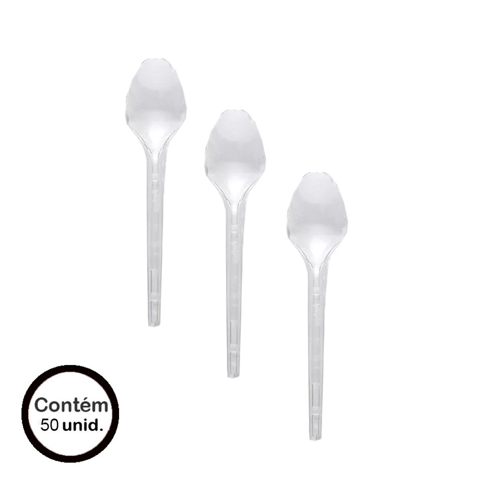 Colher-Descartavel-Cristal-Master-c-50-unid.---Prafesta Colher-Descartavel-Cristal-Master-c-50-unid.---Prafesta