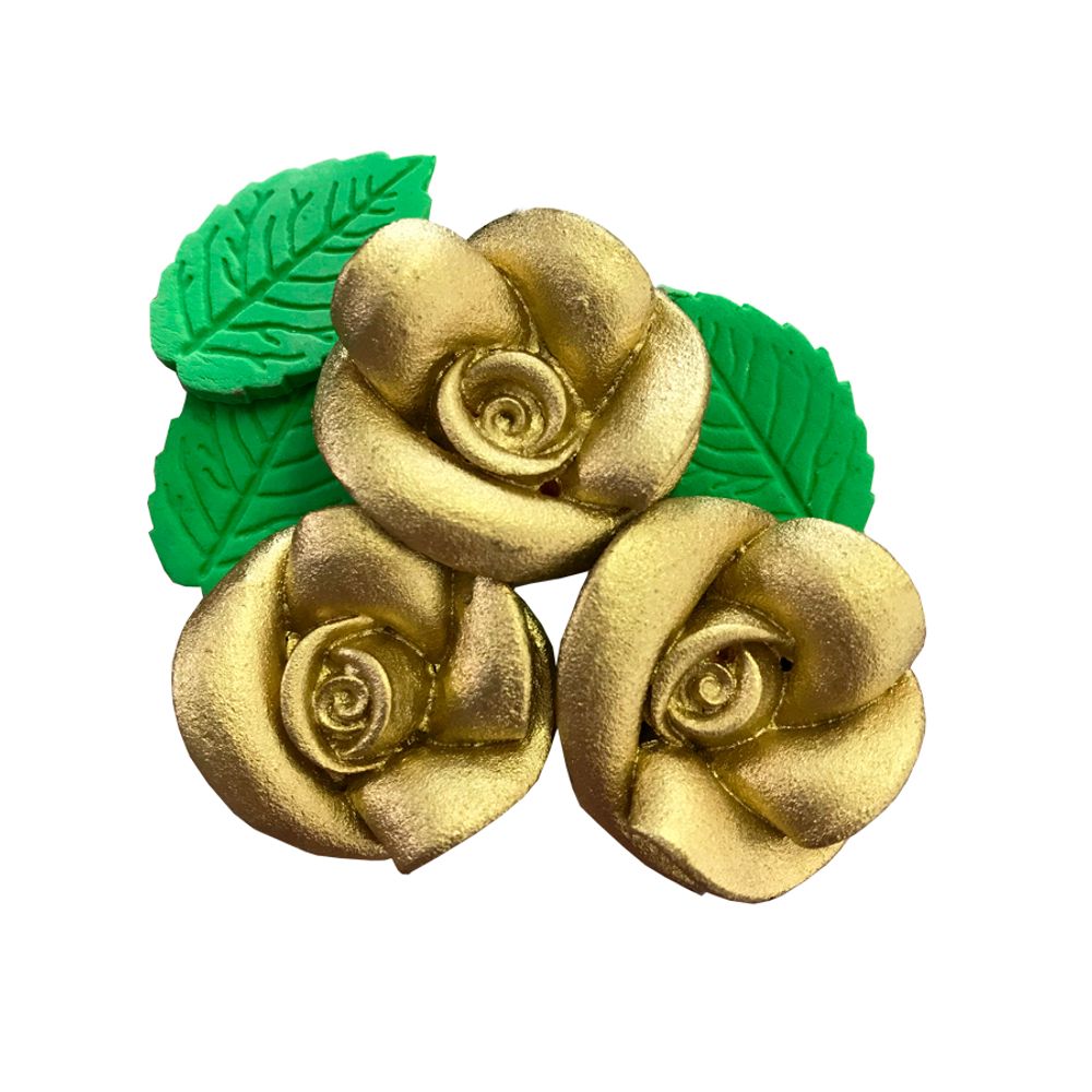 Confeito-de-Acucar-Rosa-G-001-Ouro-c-3-Unid.---Jady-Confeitos-Artesanais Confeito-de-Acucar-Rosa-G-001-Ouro-c-3-Unid.---Jady-Confeitos-Artesanais