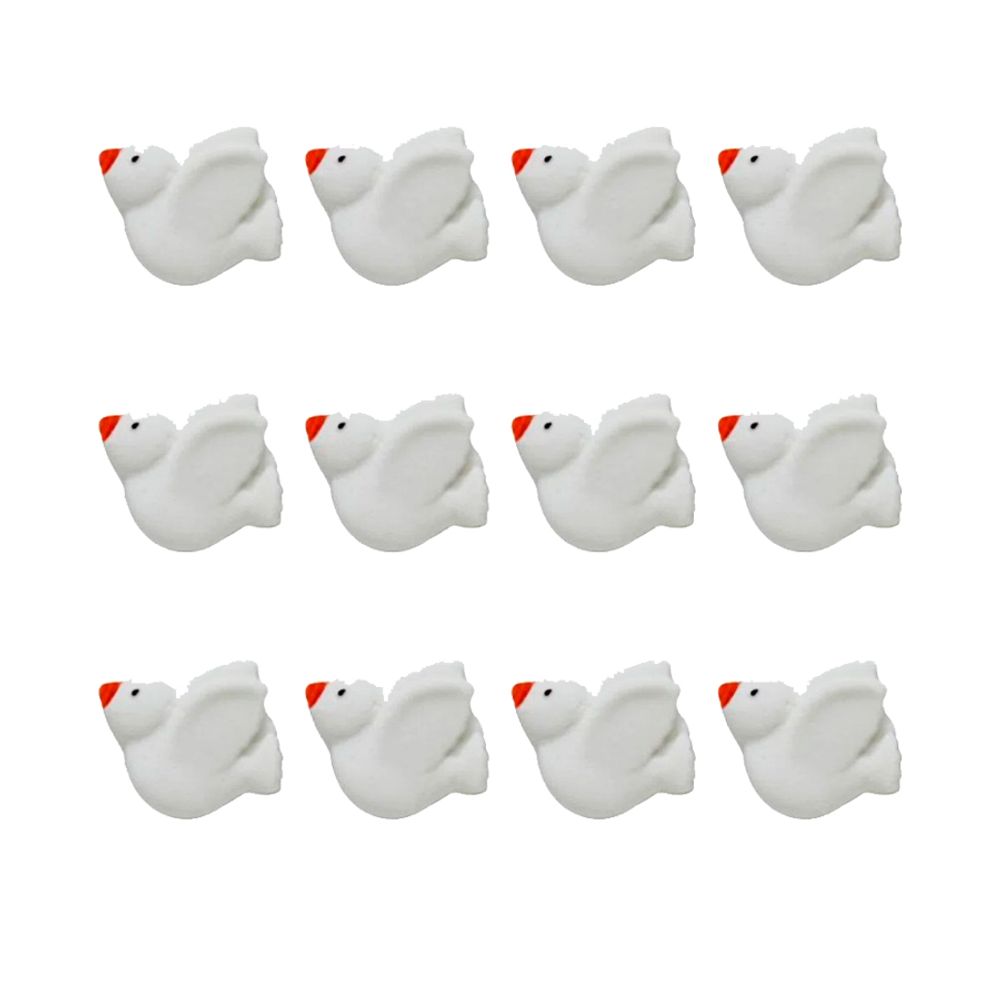 Confeito-de-Acucar-Pombo-Espirito-Santo-Cod-461-c-10-Unid.---Jady-Confeitos-Artesanais Confeito-de-Acucar-Pombo-Espirito-Santo-Cod-461-c-10-Unid.---Jady-Confeitos-Artesanais