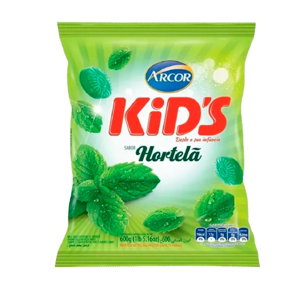 Bala-Hortela-Kids-600Gr---Arcor Bala-Hortela-Kids-600Gr---Arcor