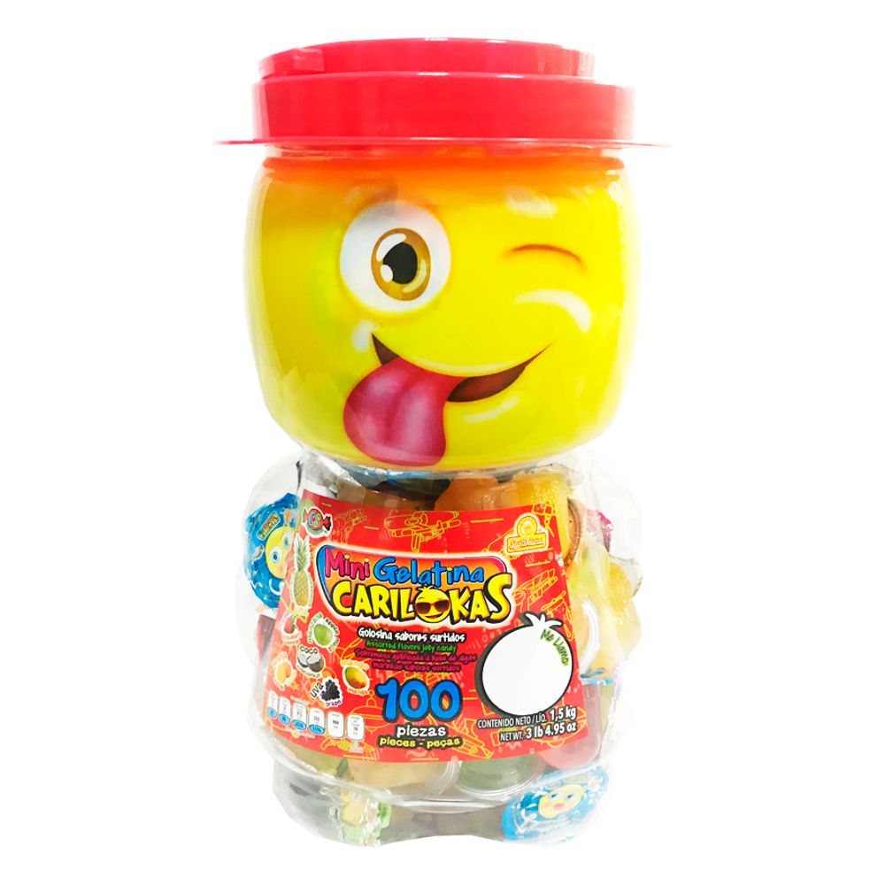 Mini-Gelatinas-Carilokas-c-100-un.-15kg---Las-Delicias-Tampa-Vermelha Mini-Gelatinas-Carilokas-c-100-un.-15kg---Las-Delicias-Tampa-Vermelha