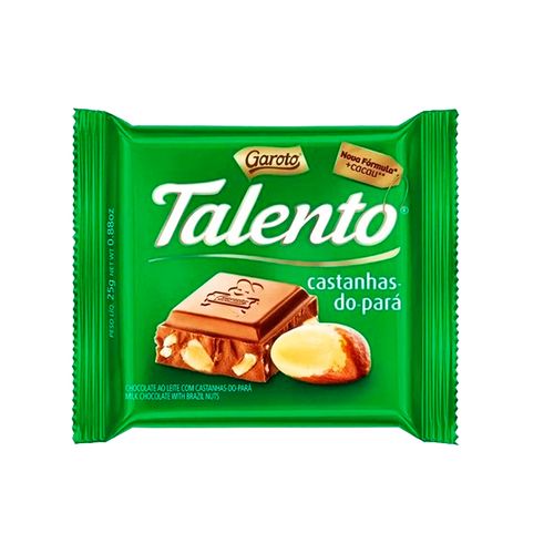 Tablete-Mini-Chocolate-ao-Leite-com-Castanhas-do-Para-25Gr-Talento---Garoto