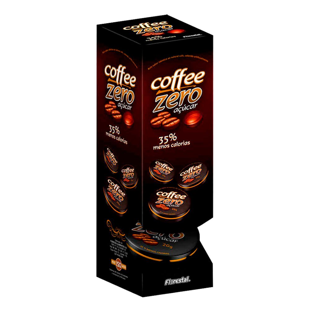 Bala-Coffee-Zero-Acucar-c-10-Unid.--Florestal Bala-Coffee-Zero-Acucar-c-10-Unid.--Florestal