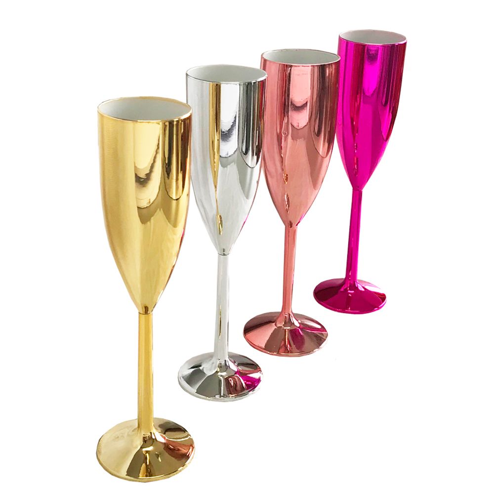 Taca-Espumante-Metalizada-Sortida-180Ml---Cdi-Plastic Taca-Espumante-Metalizada-Sortida-180Ml---Cdi-Plastic