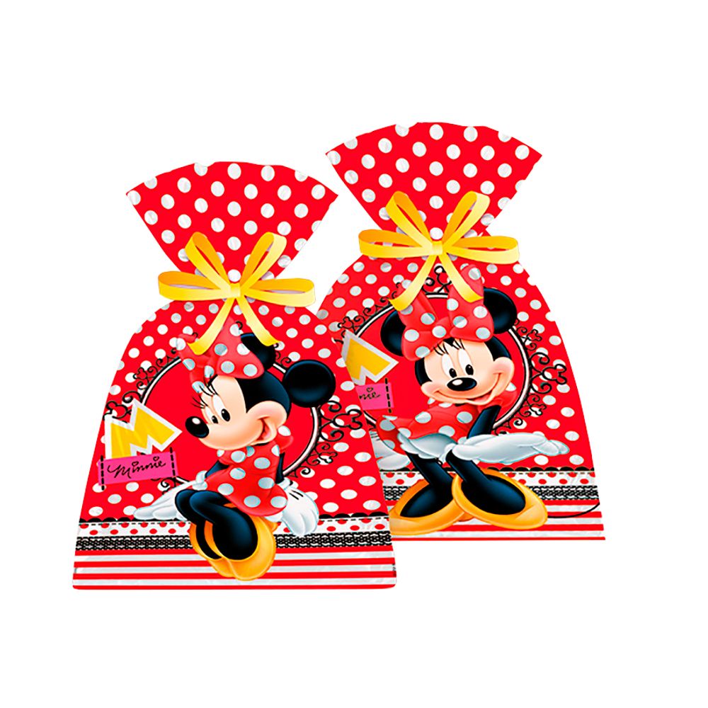 Sacola-Plastica-Minnie-c-12-Unid.-14x27Cm---Regina Sacola-Plastica-Minnie-c-12-Unid.-14x27Cm---Regina
