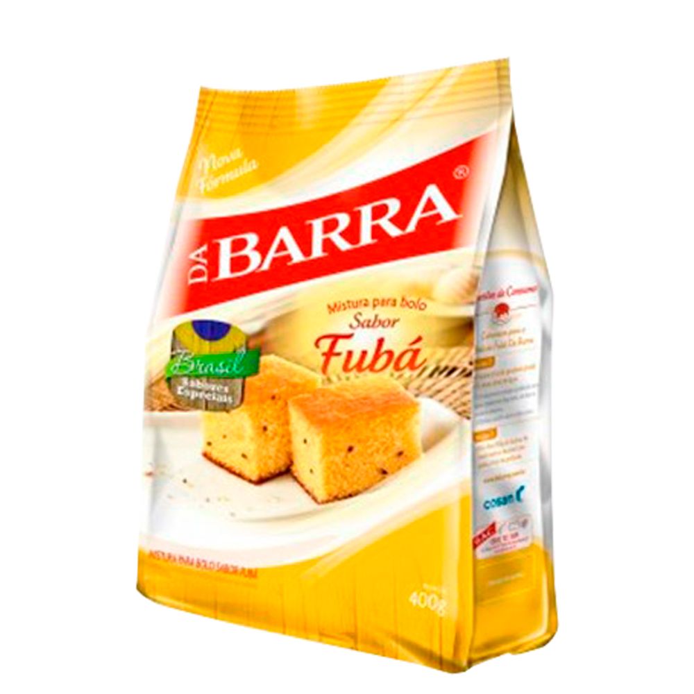 Mistura-para-Bolo-Sabor-Fuba-400Gr---Da-Barra Mistura-para-Bolo-Sabor-Fuba-400Gr---Da-Barra