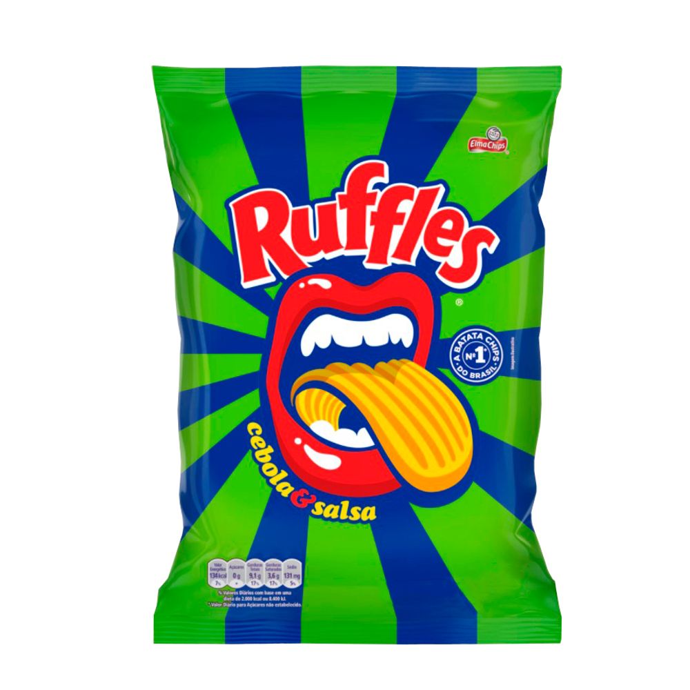 Batata-Ruffles-Cebola-e-Salsa-76Gr---Elma-Chips Batata-Ruffles-Cebola-e-Salsa-76Gr---Elma-Chips